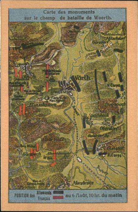 Woerth Elsass Carte des Monuments