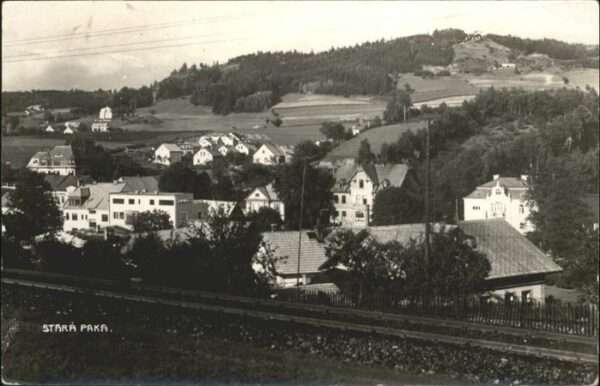 Stara Paka Blick auf Stadt