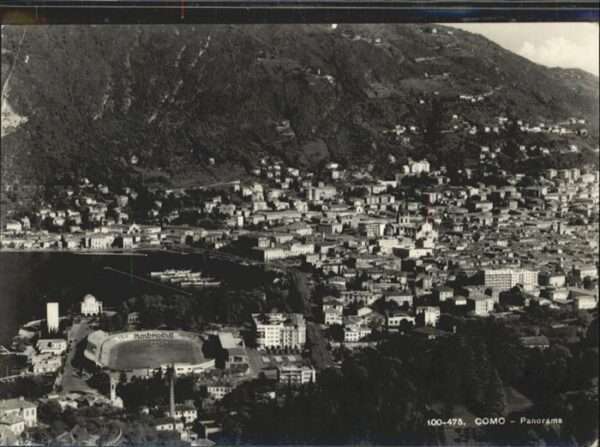 Como Lago di Como Luftbild Comer See