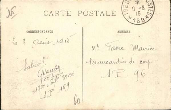 Choisy-au-Bac Maisons detruites La Guerre 1914-1915 – Bild 2