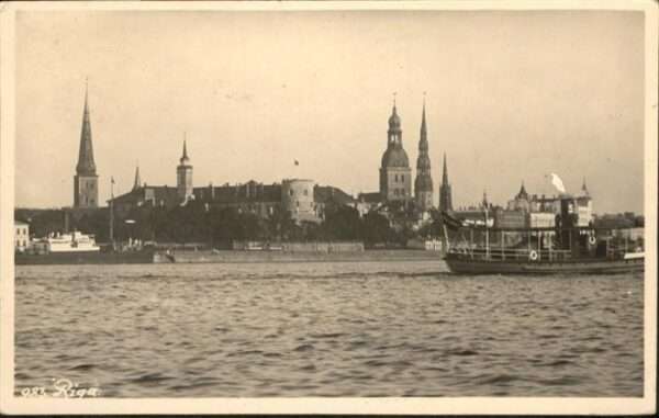 Riga Lettland Schiff
