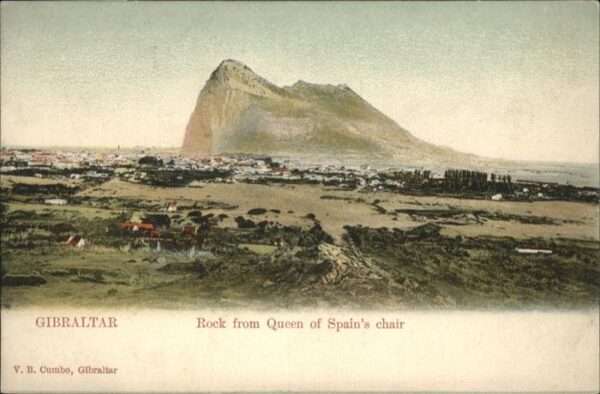 Gibraltar Rock from Queen Spanis chair