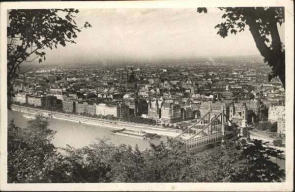 Budapest Donau Schiff Brücke