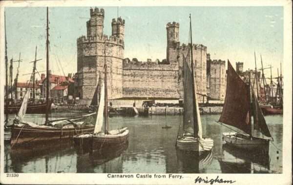 Carnarvon Castle from Ferry Boot