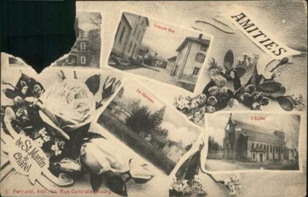 Polliat Amities Eglise Chateau Rue Central Burg