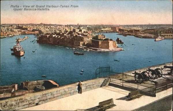 Malta Upper Baracca Valletta Schiff