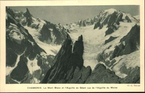 Chamonix Mont Blanc Aiguille Moine