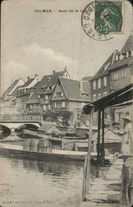 Colmar Haut Rhin Elsass Quai de la Lauch Brücke