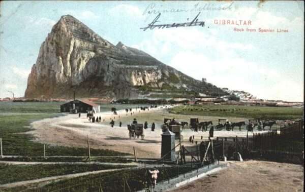 Gibraltar Rock from Spanish Lines Kutsche