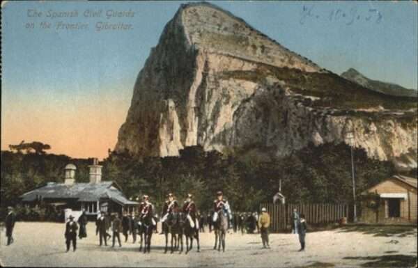 Gibraltar Spanish Civil Guards Pferd