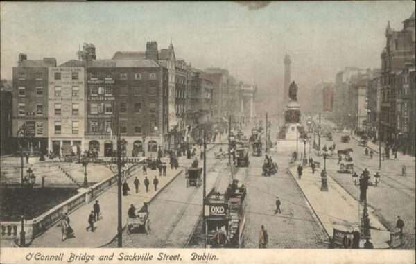 Dublin Ireland Connell Bridge Sackville Street Strasse