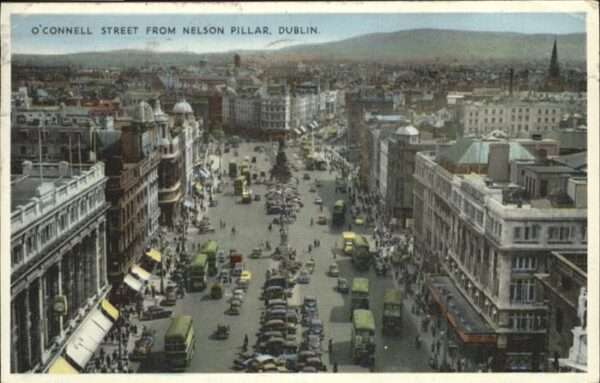 Dublin Ireland Connell Street Nelson Pillar