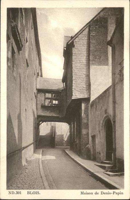Blois 41 Masion de Denis Papin