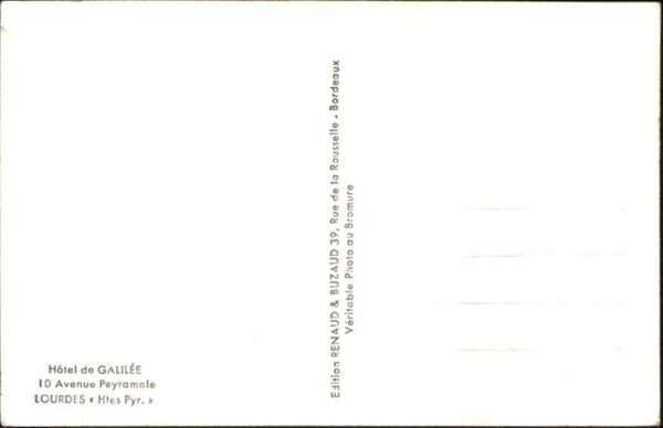 Lourdes Hautes Pyrenees Hotel de Galilee – Bild 2