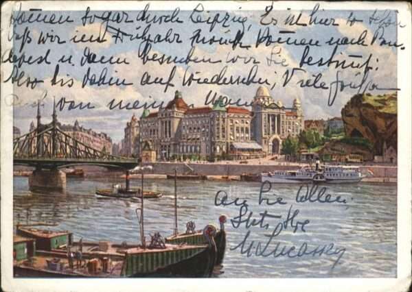 Budapest Hotel St Gillert Brücke Schiff