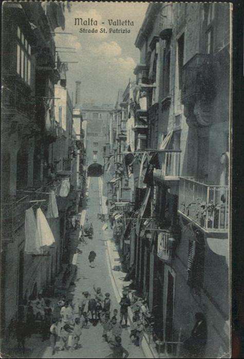 Malta Valletta Strada St Patrizio