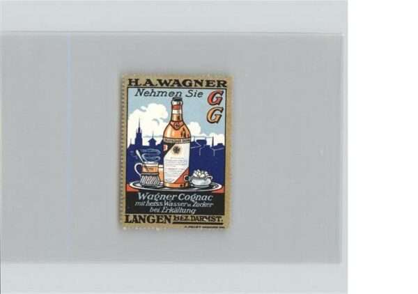Lange Briefmarke
Wagner-Cognac
