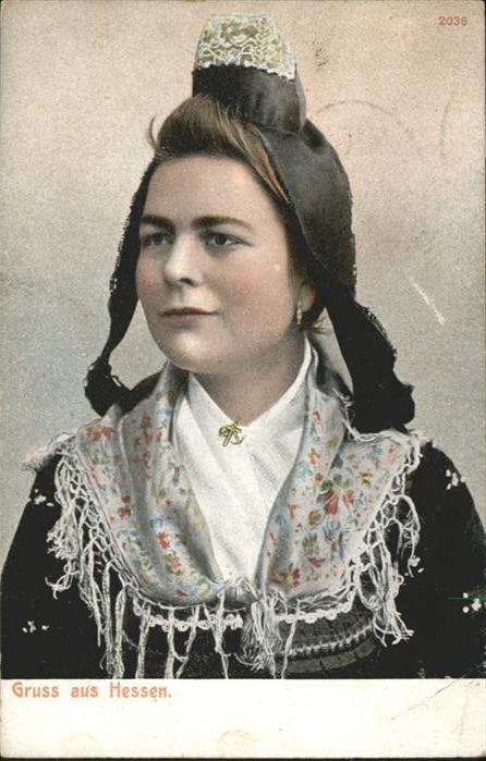 Trachten Hessen Hessen Frau