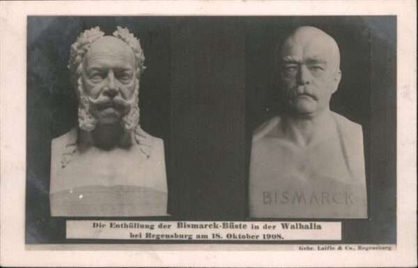Bismarck Bismarck-Büste Walhalla Regensburg Skul