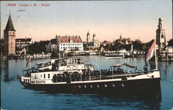 Schiffe Ships Navires Lindau Hafen