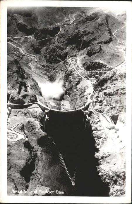 Staudamm Pumpspeicherkraftwerk Boulder Dam Fliegeraufnahme