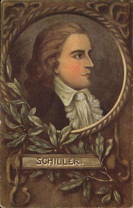 Schiller Friedrich Künstler V. Franke