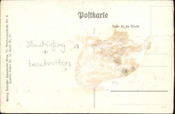 Liederkarte Deutscher Schulverein – Bild 2