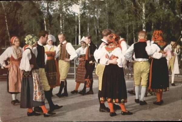 Trachten Stockholm Skansen Volkstänzer
