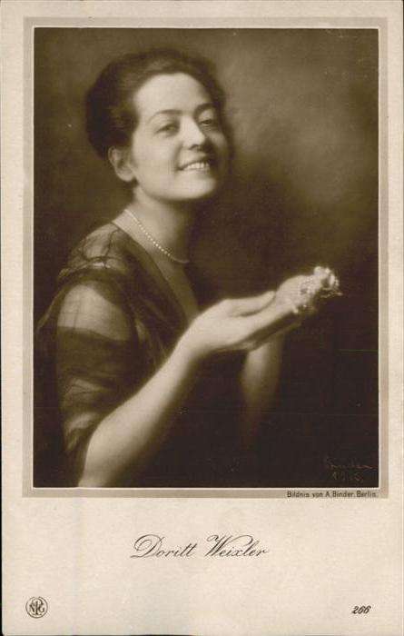 Schauspieler Doritt Weixler