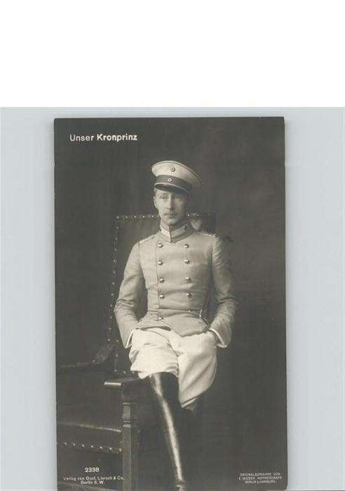 Adel Preussen Kronprinz Friedrich Wilhelm
