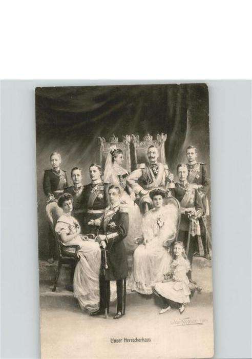 Wilhelm II Herrscherhaus Kaiserin Kronprinz Friedr