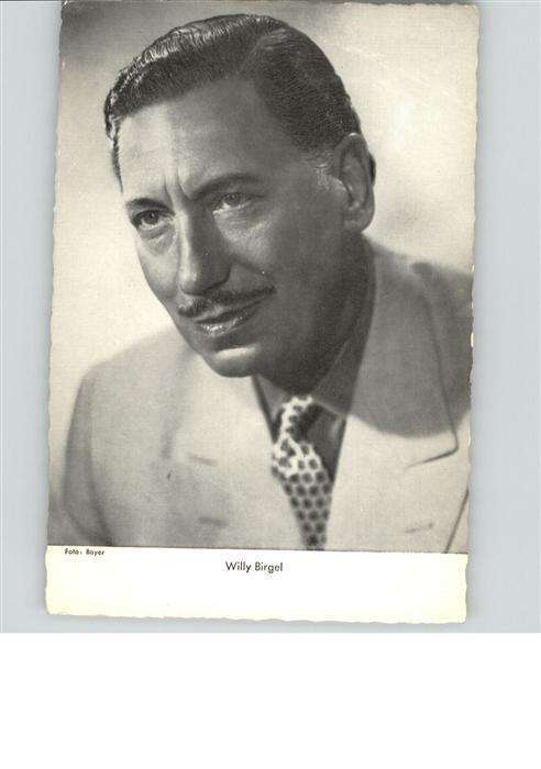 Schauspieler Willy Birgel