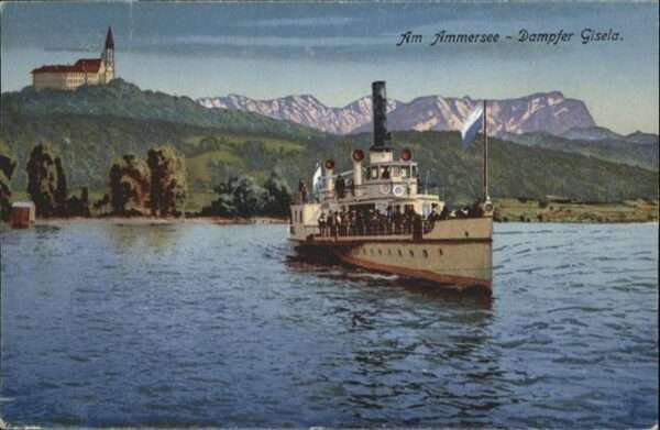 Dampfer Binnenschifffahrt Ammersee Dampfer Gisela