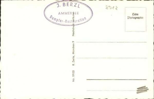 Dampfer Binnenschifffahrt Ammersee Motorschiff Utting – Bild 2