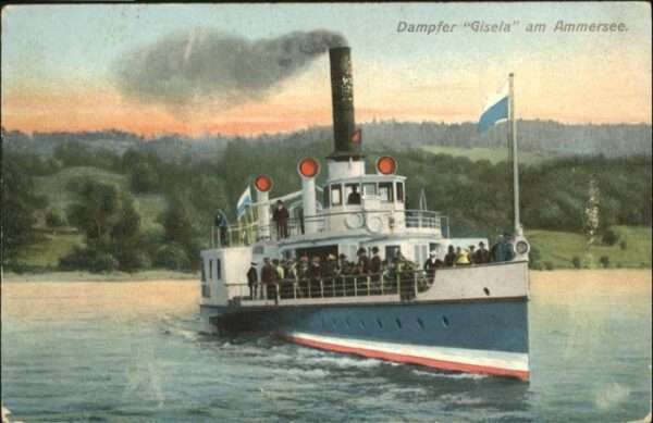 Dampfer Binnenschifffahrt Dampfer Gisela Ammersee