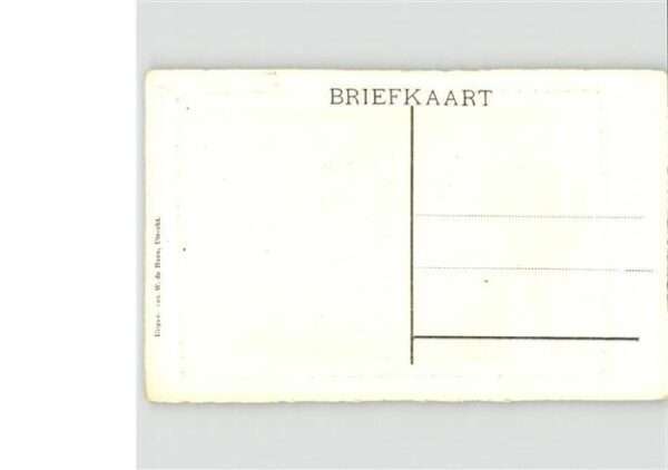 Kuenstlerkarte W. de Haan Utrecht Jansburg Brücke – Bild 2
