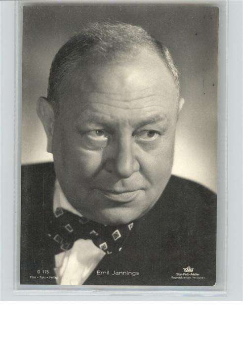 Verlag Film-Foto-Verlag Nr. Emil Jannings G 175