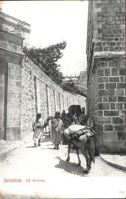 Jerusalem Yerushalayim Station Pferd