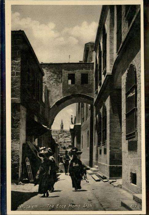 Jerusalem Yerushalayim Ecce Homo Arch