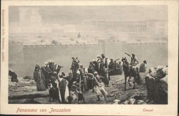 Jerusalem Yerushalayim Tempel Pferd
