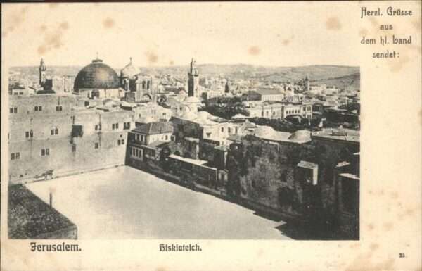 Jerusalem Yerushalayim Hiskiateich