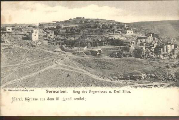 Jerusalem Yerushalayim Berg des Ärgernisses Dorf Silva