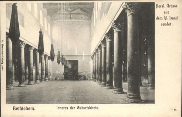 Bethlehem Yerushalayim  Inneres Geburts Kirche