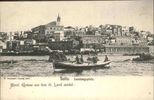 Jaffa Landungsplatz Schiff