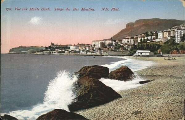 Monte-Carlo Plage des Bas Moulins
