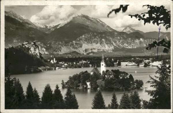 Veldes Slowenien Panorama