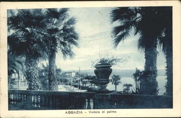 Opatija Abbazia Veduta di Palme