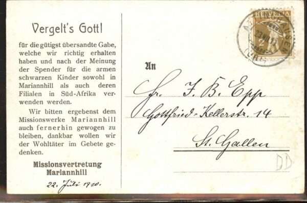 Mariannhill Suedafrika Schulunterricht
Rev. P. Ildefons (Trap – Bild 2