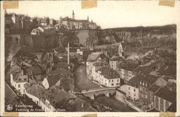 LUXEMBOURG  Luxemburg Faubourg
Grund
Ville haute