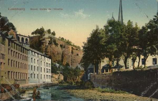 LUXEMBOURG  Luxemburg Grund
Vallee de L_Alzette